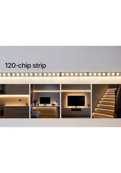 Cata Ct-4540g 120 Ledli Şerit Led Yeni İç Mekan Günışığı Işık Rengi 5 Metre