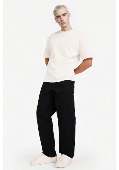 Defacto Baggy Fit Geniş Paça Jean Pantolon F8644ax25aunm40 Siyah