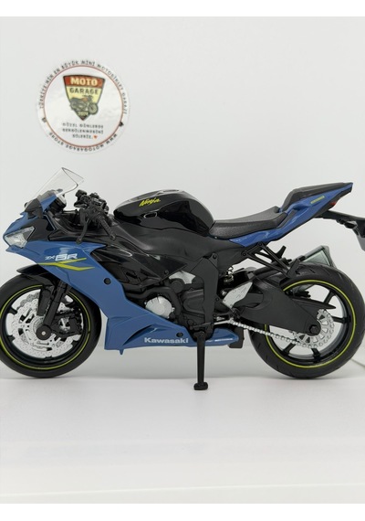 Kawasaki Ninja Zx-6r 1:12 Lacivert Diecast Motosiklet Model
