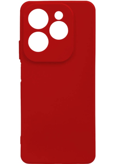 İnfinix Hot 40 Pro Kılıf Zore Biye Silikon Kırmızı