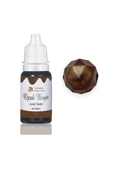 Epoksi Reçine Opak Boya Pigment Opak Epoksi Boyası 20 Ml Sedef Bakır - 8001
