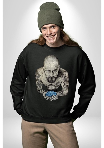 Breaking Bad Kadın Erkek Siyah Sweatshirt Siyah
