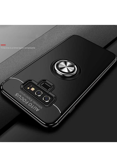 Samsung Uyumlu Galaxy Note 9 Kılıf Yüzüklü Magnetli Ravel Case