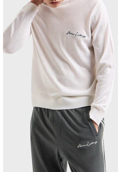 Armani Exchange Erkek Kazak 8nzm5a Zm1yz 1116 Beyaz Beyaz