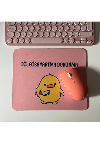 Civciv Mouse Pad, 21x17 Cm, Kaymaz Taban, Ev, Ofis Ve Oyun İçin Rahat Mousepad