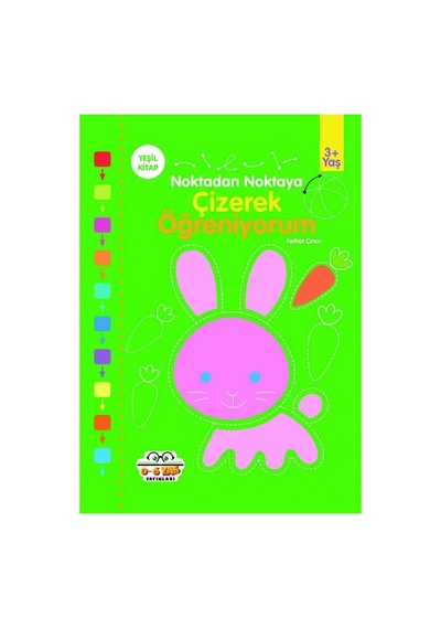 3-6 Yaşa Uygun Noktadan Noktaya Çizerek Öğreniyorum Seti - 4 Kitap