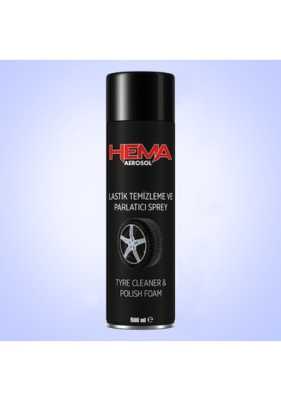 Hema Oto Lastik Parlatıcı Ve Temizleme Spreyi Aerosol 500 Ml.