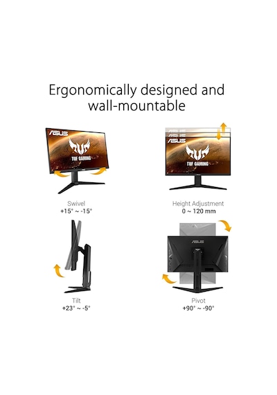 Asus TUF Gaming VG279QL1A 27" 1 MS 165 Hz HDR Full HD IPS LED Monitör