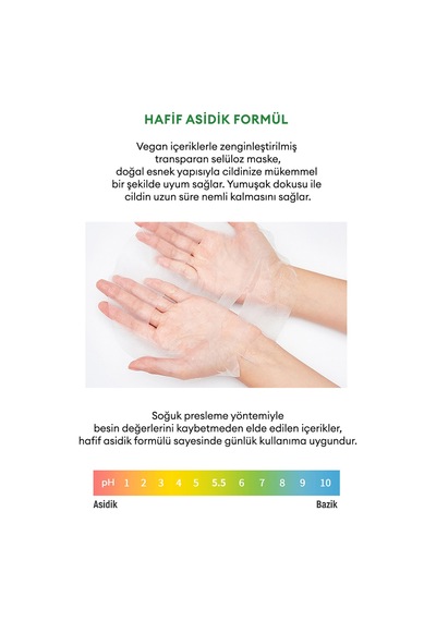 Missha Talks Vegan Squeeze Sheet Mask Vegan Yaprak Maske - Power Cleanser