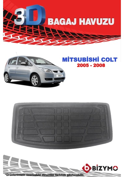 Mitsubishi Colt 2005-2008 3D Bagaj Havuzu Bizymo Mitsubishi Colt 2005-2008 3D Bagaj Havuzu Bizymo
