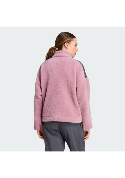 Adidas Terrex Xploric Climawarm High Pile Snap Kadın Sweatshirt C-adıkh4594b30a00 Pembe