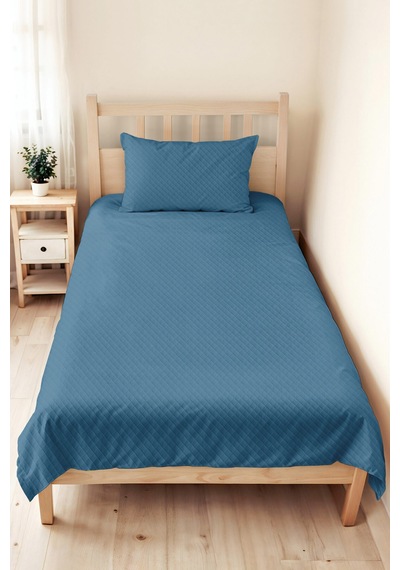 Mavi Modern Genç Odası Tek Kişilik Pike Takımı - Kapitone Düz Mavi 160x220 Cm Mevsimlik Yatak Örtüsü Pamuksu Kahve Kıyısı Mavi Modern Genç Odası Tek Kişilik Pike Takımı - Kapitone Düz Mavi 160x220 Cm Mevsimlik Yatak Örtüsü Pamuksu Kahve Kıyısı