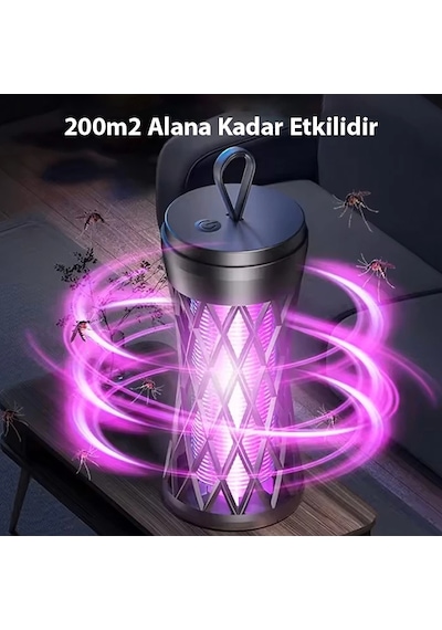 Ezere Tx-wd02 Uv Işıklı Elektrikli Sivrisinek Kapanı- 5775 Siyah