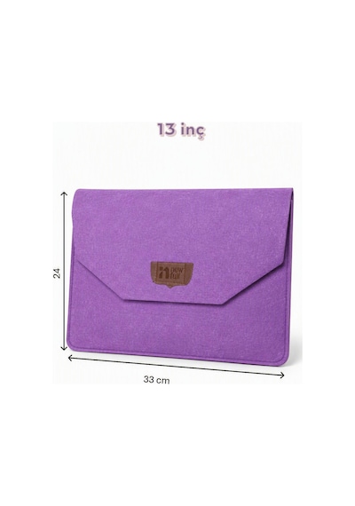 Newfull Doly Case 13 Inç Laptop / Notebook Kılıf Çantası Mor