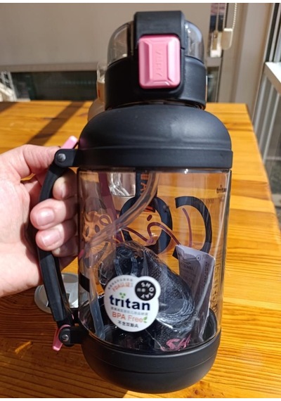 Shotay Life Su Matarası Tritan Siyah 1500ml