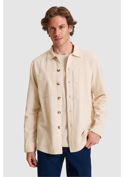 U.s. Polo Assn. Erkek Bej Gömlek Desenli 50324763-vr011