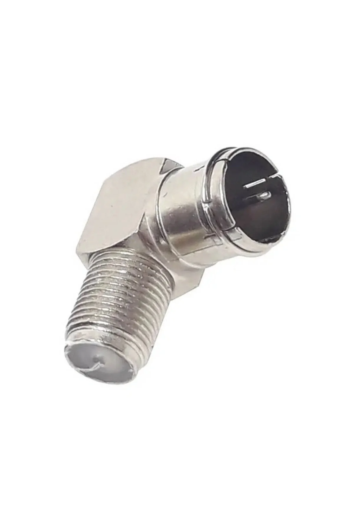 2 Adet F Konnektör L Fiş Quick Geçişli L Tip 90 Derece F Hızlandırıcı 90 Derece Anten Başlığı Quick Fiş Için F Connektör 2 Tane Rg6 Rg5 Geçmeli Adaptör