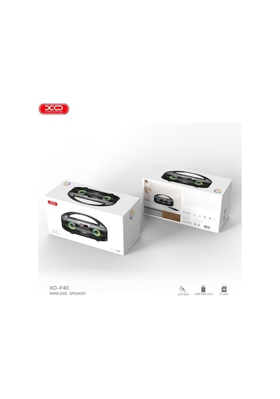 F40 10w Aux Girişli Radyolu Type-c Ve Aux Girişli Bt 5.0 1200 Mah Kablosuz Hoparlör