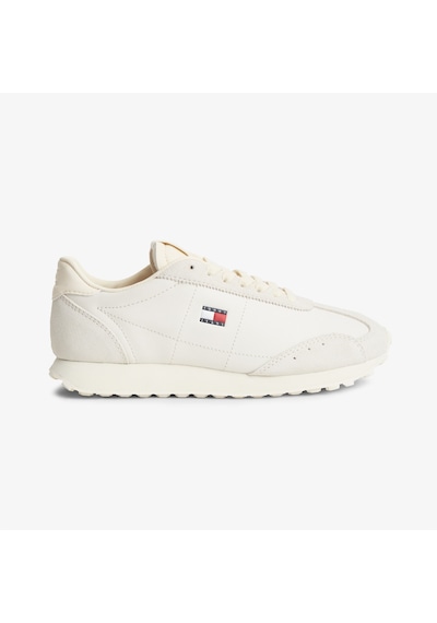 Tommy Hilfiger Retro Runner Archive Kadın Krem Spor Ayakkabı En0en03097