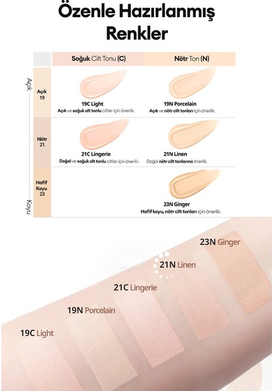 Mat Bitişli Clıo Kill Cover Founwear Cushion The Original + Refill 21n Linen Spf50+ Pa+++ 05983442