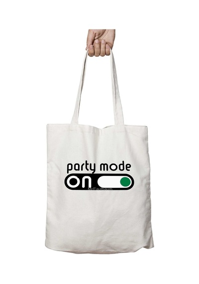 Art Hediye Party Parti Modu Açık İki Tarafı Kalıcı Baskılı Yıkanabilir Çanta Çok Renkli