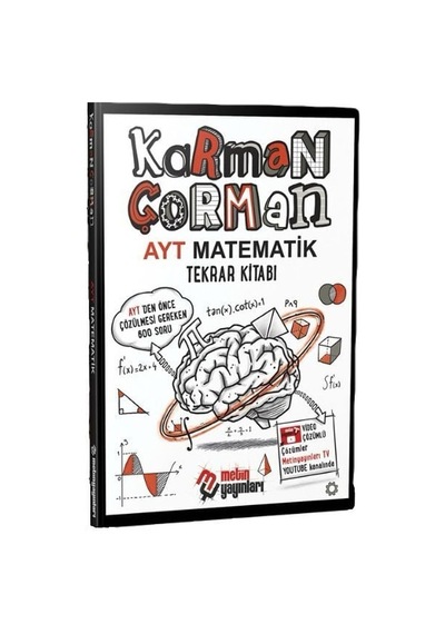 Metin Yks Ayt Matematik Karman Çorman Tekrar Kitabı Çözümlü Metin Yayınları