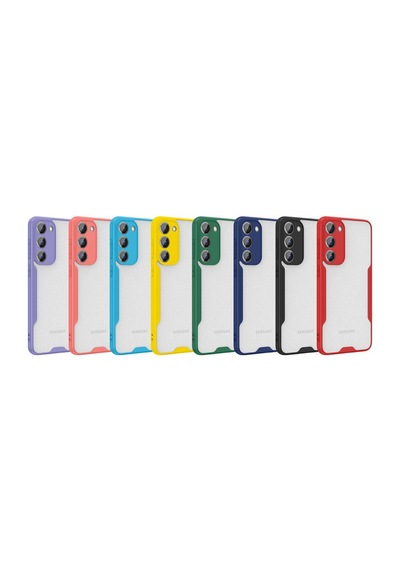 Galaxy  Uyumlu  S23 Plus Kılıf Platin Silikon - Sarı