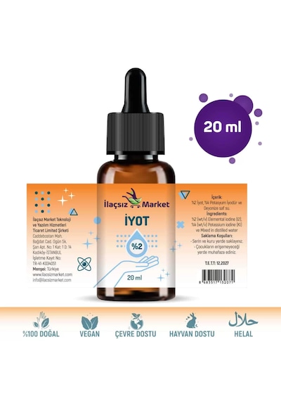Lugol İyot %2'lik / 20 Ml
