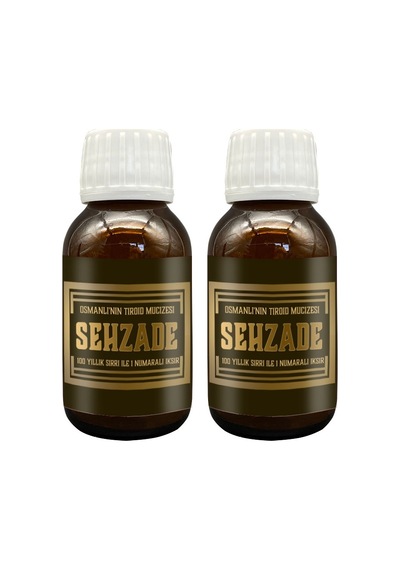 Şehzade Iksiri Şurubu 2 Adet Osmanlı Geleneğinden Gelen Özel Bitki Extratlarından Şurup 50 Ml