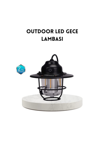 Outdoor Retro Kamp Işığı Uzun Ömürlü Pil Taşınabilir Suya Dayanıklı Çok Renkli