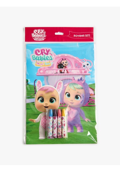 Koton Cry Babies Lisanslı Çok Renkli Boyama Seti Pembe 7wak70348aa