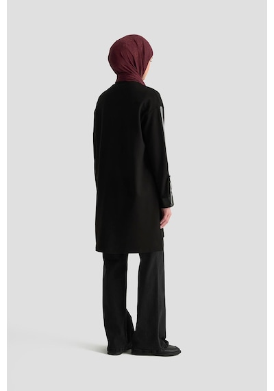 Armine Trend Şerit Detaylı Deri Garnili Tunik Siyah 24kt443 Siyah Armine Trend Şerit Detaylı Deri Garnili Tunik Siyah 24kt443 Siyah