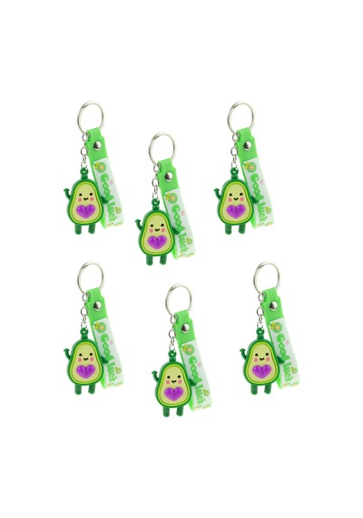 Anahtarlık Avakado Bileklikli Anahtarlık 6'lı Set