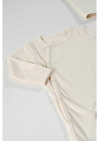 Tinylamb Natural Organik Yenidoğan Hastane Çıkışı - 12 Parça Krem