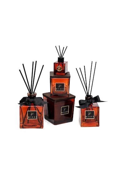 Simple Luxe Collection-dark Amber Oda Kokusu Ve Mumluk Seti