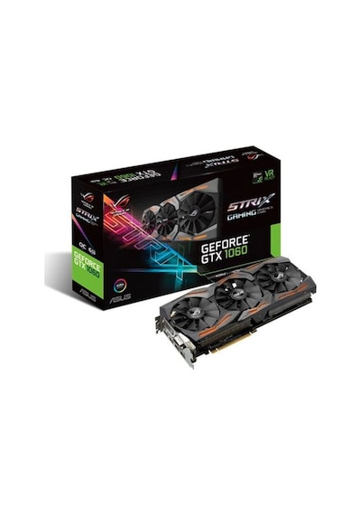 Asus NVIDIA GeForce GTX 1060 OC ROG-STRIX-GTX1060-O6G-GAMING 6 GB 192 Bit GDDR5 Ekran Kartı