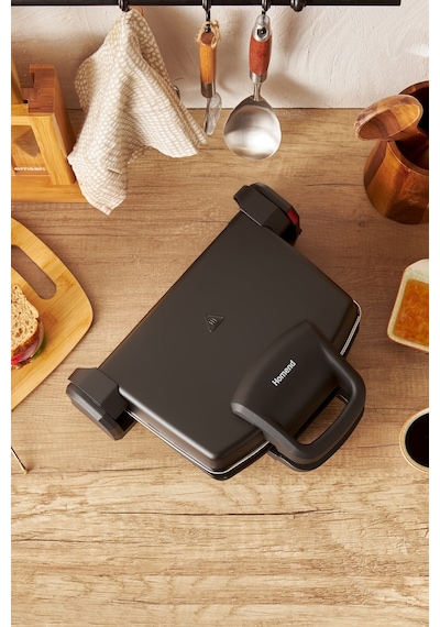 Homend Toastbuster 1337H Çıkarılabilir Plakalı 4 Ekmekli 1800 W Tost Makinesi
