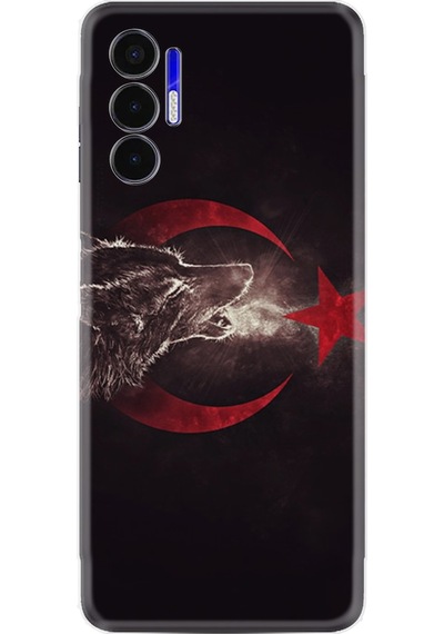 Tecno Pova 3 Kilif Resimli Silikon Kurt Ve Ay Yildiz 1403 566389869