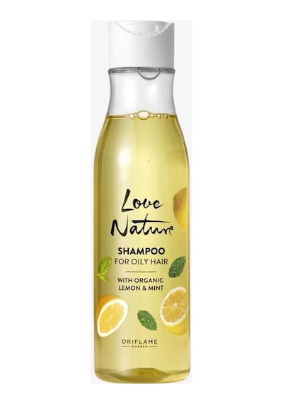 Love Nature Yağlı Saçlar Için Organik Limon Ve Nane Özüne Sahip Şampuan 41354 Yağlı