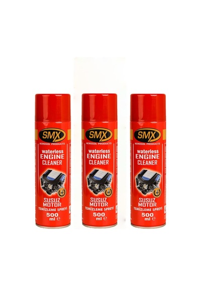 Smx Susuz Motor Yıkama Spreyi 3 Lü Set - M.fiber Bez