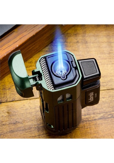 Lubinski Tek Torch Puro Çakmağı Delici+iğneli Gunmetal Lb-114