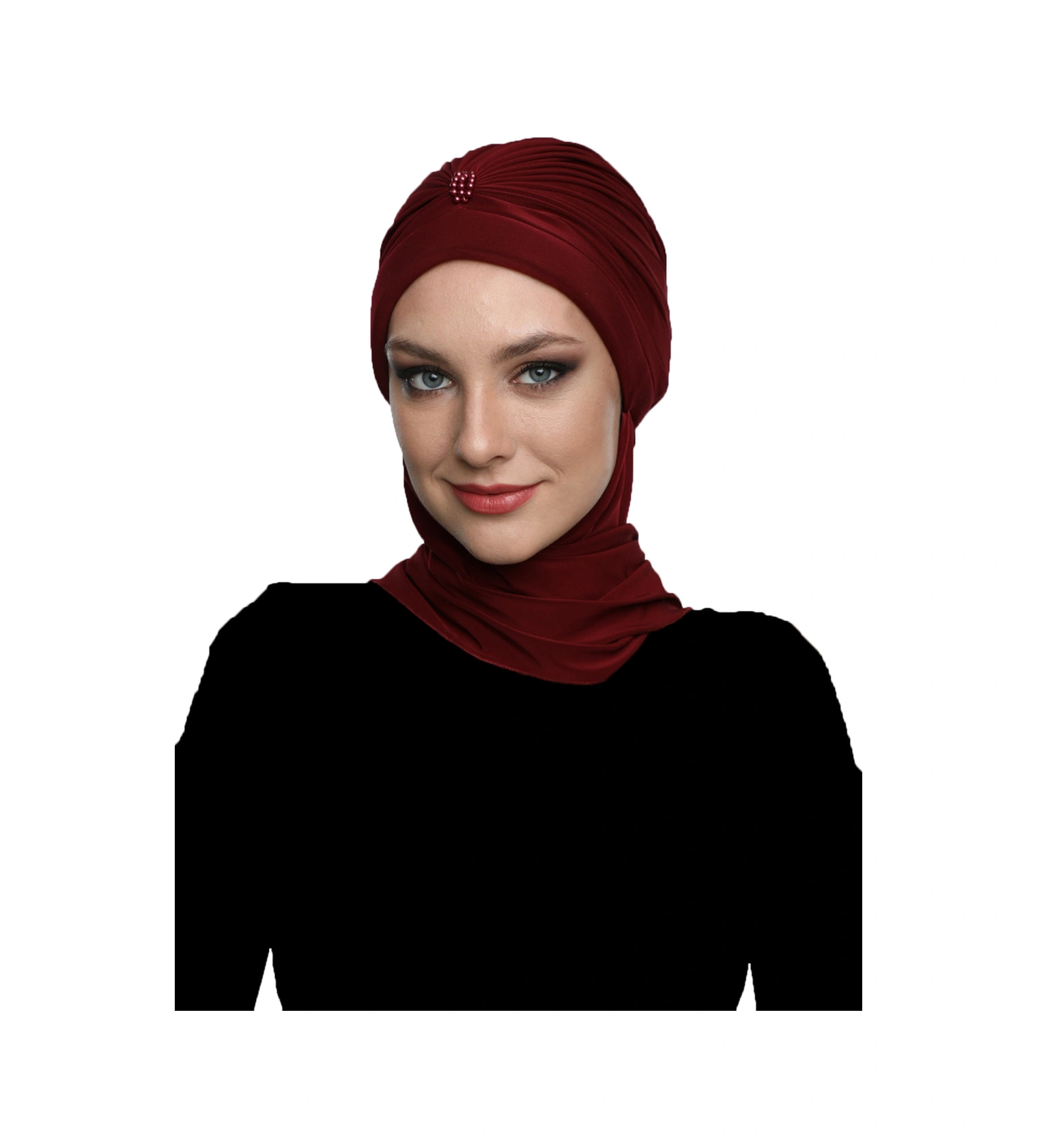 Elysianfidan Incili Atkılı El Işi Inci Işlemeli Bordo Hazır Türban Tesettür Bone Bordo Elysianfidan Incili Atkılı El Işi Inci Işlemeli Bordo Hazır Türban Tesettür Bone Bordo