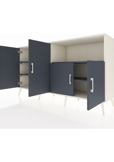 Hyperion Konsol 6 Raflı 4 Kapaklı 176x44x99 Aytaşı-antrasit Aytası/antrasıt - Aytası Hyperion Konsol 6 Raflı 4 Kapaklı 176x44x99 Aytaşı-antrasit Aytası/antrasıt - Aytası