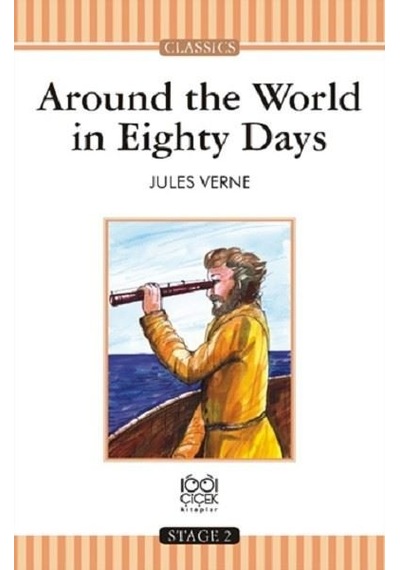 Around the World in Eighty Days-Stage 2 Books - Jules Verne - 1001 Çiçek