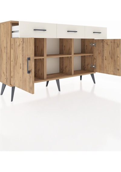 Arges Konsol 3 Raflı 3 Çekmeceli 3 Kapaklı 132x30x83 Çam-çam/aytaşı Çam/aytaşı Arges Konsol 3 Raflı 3 Çekmeceli 3 Kapaklı 132x30x83 Çam-çam/aytaşı Çam/aytaşı