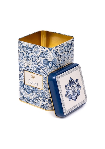 Azulejos Sugar Desenli Kare Kutu, 10.5 X 10.5 X 16 Cm, 1,7 Lt