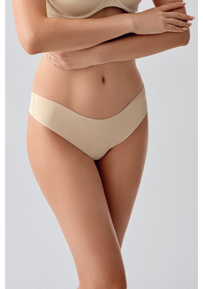 Kompedan Kadın String Lazer Kesim Slip Külot Ten 9207 Ten