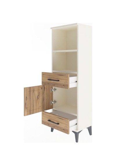 Arges Dolap 3 Raflı 2 Çekmeceli Tek Kapaklı 44x30x134 Aytaşı-çam Aytası Arges Dolap 3 Raflı 2 Çekmeceli Tek Kapaklı 44x30x134 Aytaşı-çam Aytası