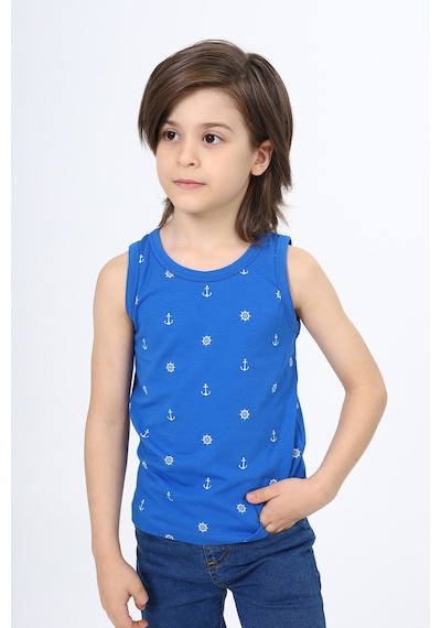 Toontoy Kids Toontoy Erkek Çocuk Baskılı Atlet Saks
