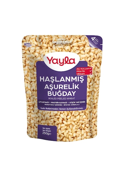 Yayla Haşlanmış Aşurelik Buğday 250 G